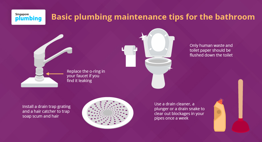 basic plumbing maintenance tips for the bathroom