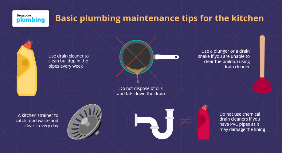 basic plumbing maintenance tips for the kitchen